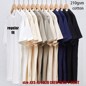 <span class=keywords><strong>T</strong></span>-Shirt Personalizzate in Cotone Pettinato 100% di Alta Qualità, 210gsm, Stampa DTG, Magliette da Uomo - Product Image 1