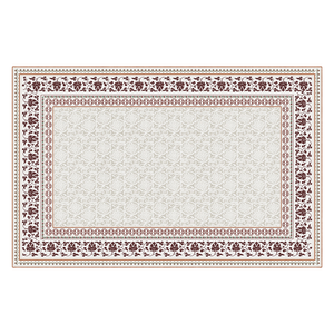 Alfombra Moderna Antideslizante con Patrón Geométrico, Fibra de Poliéster, Base de Plástico, para Sala de Estar, Dormitorio, Uso en Oración - Product Image 4