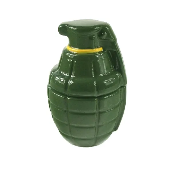 Creative design special ceramic grenade shaped Ceramic Jar