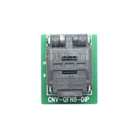 Adaptador de Programador DFN8 QFN8 a DIP8, Sockets IC DFN8 MLF8 QFN8 6*5 con Pin Central para Programación y Pruebas de Chips IC