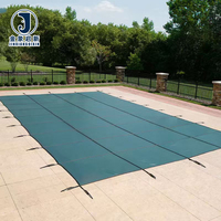 Couverture de piscine en PVC enduit, vente directe du fabricant JX, durable, imperméable et résistante aux UV, tissu de couverture de piscine au sol