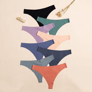 <span class=keywords><strong>Perizoma</strong></span> e Tanga Tagliati al <span class=keywords><strong>Laser</strong></span> Made in China, Intimo Femminile, Mutandine da Ragazza, Comodo G-string Senza Cuciture - Product Image 2