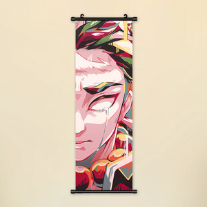 Póster de Tela Colgante de 70*25cm con 3000 Diseños de Anime Japonés, Personaje Tanjiro de <span class=keywords><strong>Demon</strong></span> <span class=keywords><strong>Slayer</strong></span>, Póster Decorativo para Pared - Product Image 5