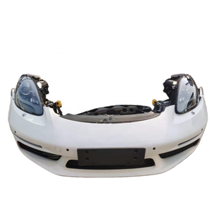 Parachoques de coche <span class=keywords><strong>Porsche</strong></span> <span class=keywords><strong>2023</strong></span> de alta calidad 718 incluye radiador y parachoques delantero con faro usado - Product Image 1