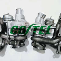 Upgrade Twin Turbocharger Stage 2 600HP 2300684 297711 untuk MASERATI GHIBLI Quattroporte Levante 3.0L V6