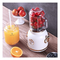 Mélangeur de table rétro 300W Mélangeur électrique pour smoothie Mélangeur de fruits