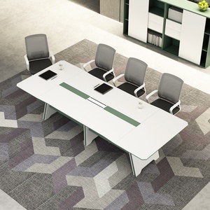High Quality Highly Decent Modern Rectangular Shape Office Furniture Meeting Table Office <b>Desk</b> Board Room Conference Tables - Product Image 1