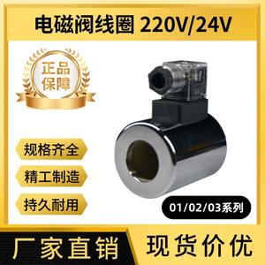 Vanne directionnelle hydraulique à solénoïde haute pression Huade DSG-02/03 avec prise en cuivre pur 24/220V, état neuf - Product Image 5