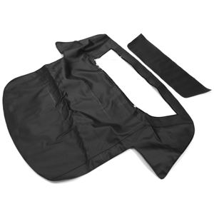 Pour <span class=keywords><strong>Chevrolet</strong></span> <span class=keywords><strong>C4</strong></span> <span class=keywords><strong>Corvette</strong></span> de 1986 à 1993 # Capote souple convertible noire COR86989 avec fenêtre - Product Image 4