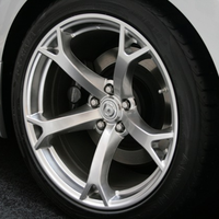Jantes en alliage d'aluminium forgé LZT-557 370Z V1 19 pouces à cinq branches polies/chromées pour Nissan Sentra/Altima/Toyota Corolla