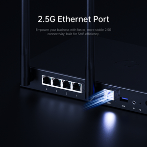 AweSeed X5 Pro Router industriale <span class=keywords><strong>wi</strong></span>-<span class=keywords><strong>fi</strong></span> 6 AX3000, Dual WAN Gigabit, 5 antenne esterne, rete remota, gestione Cloud - Product Image 6