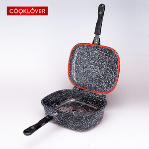 厨师爱好者30厘米双面不粘烤盘带玻璃盖热卖厨房烹饪工具 - Product Image 2