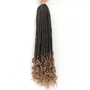 Prodotto per Acconciature all'Ingrosso, Trecce Sintetiche Economiche per Donne, Extension per Capelli Senegalesi Ricci 18 Pollici - Product Image 2