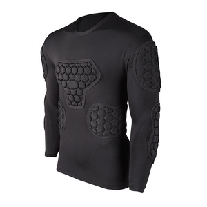 <span class=keywords><strong>Maglia</strong></span> da <span class=keywords><strong>Portiere</strong></span> Imbottita Nera a Maniche Lunghe per Uomo, Set di Maglie Sportive da <span class=keywords><strong>Portiere</strong></span> - Product Image 1