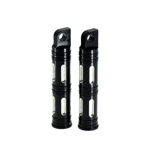 Reposapiés Delantero y Trasero para Motocicleta, Pedal Negro/Cromado para <span class=keywords><strong>Harley</strong></span> Sportster 883 <span class=keywords><strong>1200</strong></span> XL Touring Road Glide Dyna Fatboy V-<span class=keywords><strong>Rod</strong></span> - Product Image 1