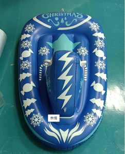 Top-Moto Tube de neige gonflable en PVC pour Noël, monoplace, résistant au froid, pour station de ski, <span class=keywords><strong>luge</strong></span> d'hiver - Product Image 1