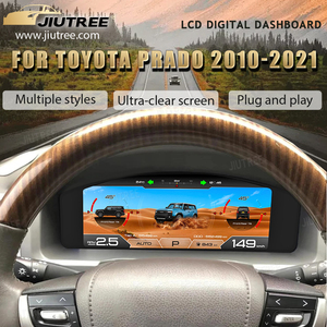 Tableau de bord numérique LCD JIUTREE pour Toyota Prado 2010-2021, écran de compteur de vitesse, tableau de bord virtuel - Product Image 3