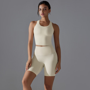 <span class=keywords><strong>Pantaloncini</strong></span> <span class=keywords><strong>da</strong></span> ginnastica sportivi estivi <span class=keywords><strong>da</strong></span> <span class=keywords><strong>donna</strong></span> Sexy <span class=keywords><strong>attillati</strong></span> <span class=keywords><strong>e</strong></span> senza maniche <span class=keywords><strong>pantaloncini</strong></span> <span class=keywords><strong>da</strong></span> Yoga con Lifting a tinta unita Plus Size - Product Image 1