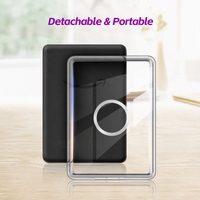 Casing Belakang Transparan Lepas Pasang Khusus untuk Kindle Paperwhite 12th 7''  Auto Sleep Wake Magnetik  Putar Kulit PU  Sarung E-reader