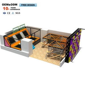 Parque Infantil Interior de Cuerda de Nailon Interactivo Personalizado para Niños, Parque de Atracciones Comercial para Niños para Uso en Centros Comerciales - Product Image 3