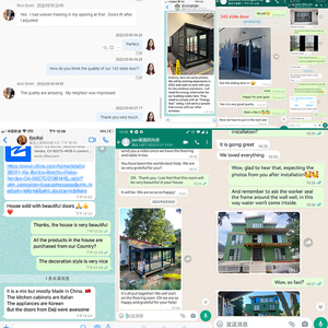 Cửa trượt patio bằng kính cường lực kép, khung nhôm tùy chỉnh DERCHI, tiết kiệm năng lượng, dùng cho nội thất nhà ở - Product Image 6