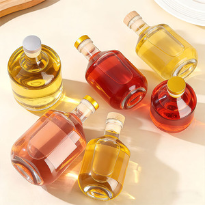 Bouteilles en verre avec bouchon, personnalisables avec logo, de luxe, écologiques, recyclables et rechargeables, 250 ml et 500 ml, pour jus, alcool, vodka, vente en gros - Product Image 4