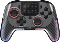Control de Juego GAMINJA de Alta Gama con Pantalla, Luz RGB, Giroscopio de 6 Ejes, Botón Turbo, Joystick Inalámbrico para Switch 2
