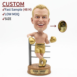 Statuetta Personalizzata in Resina di Eroe del Pugilato, Figurina Sportiva Personalizzata per Souvenir Aziendali, Decorazione e Regalo Professionale - Product Image 6
