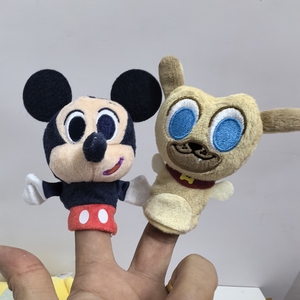 Su misura di alta qualità <span class=keywords><strong>topolino</strong></span> cucciolo bambola dito Super morbido peluche Storytelling oggetti di cotone PP per i bambini - Product Image 1