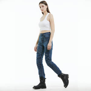 <span class=keywords><strong>Jean</strong></span> vintage coupe bootcut taille mi-haute pour <span class=keywords><strong>femme</strong></span>, en <span class=keywords><strong>Kevlar</strong></span>, anti-chute, séchage rapide, longueur intégrale, équipement de protection pour la moto - Product Image 3