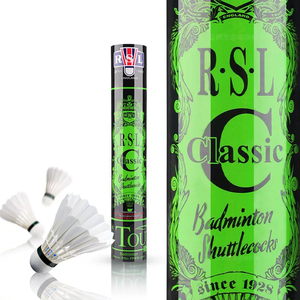 Pluma <span class=keywords><strong>de</strong></span> bádminton Original RSL Classic Tourney <span class=keywords><strong>de</strong></span> alta calidad, grado BWF Superl, <span class=keywords><strong>de</strong></span> plumas <span class=keywords><strong>de</strong></span> ganso, ecológica, para interiores/exteriores - Product Image 6