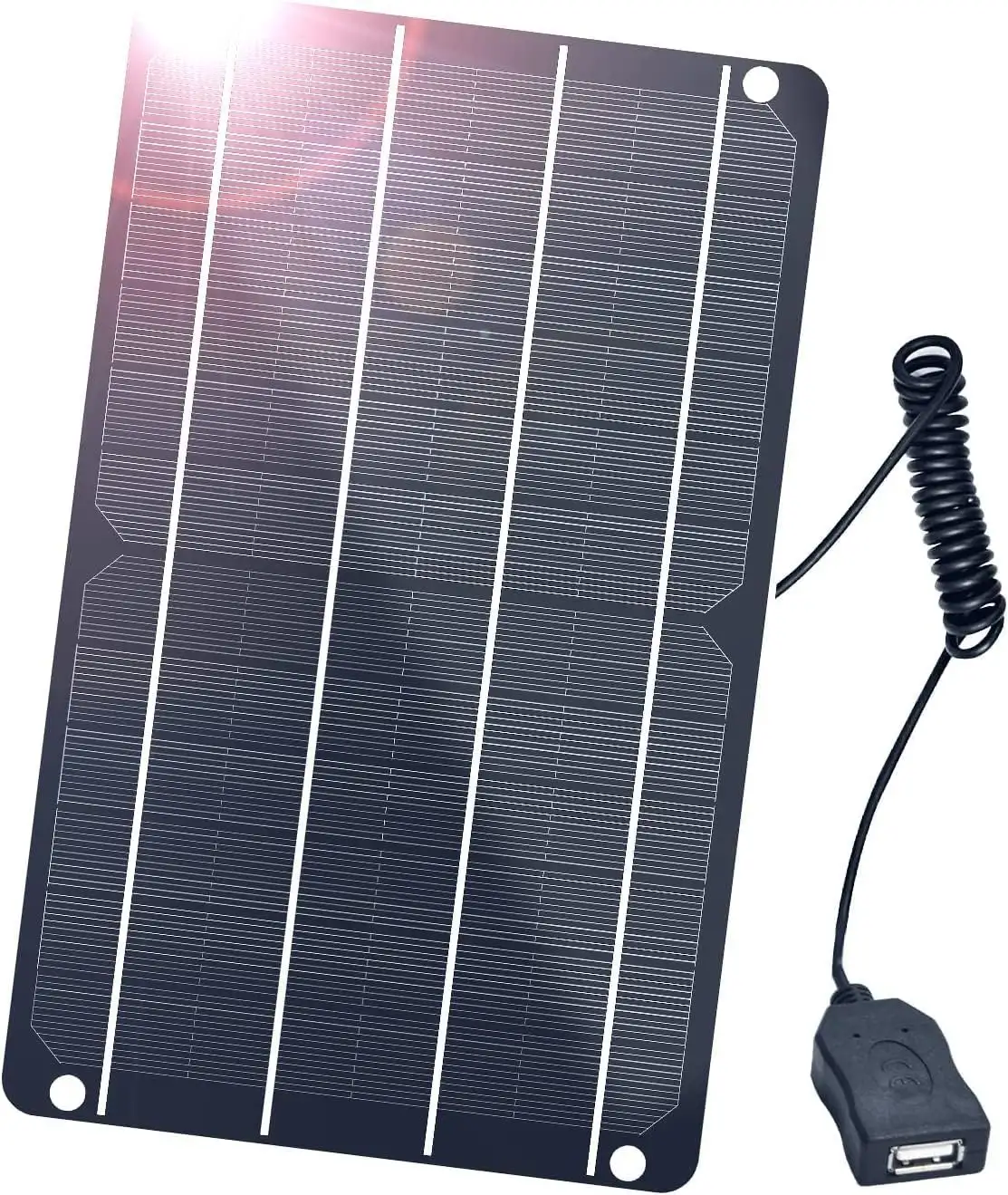 Mini panel solar USB OEM 5V/1A, módulo mono impermeable IP67 Panel solar DIY 6W con material PET para teléfono inteligente, cámara IP