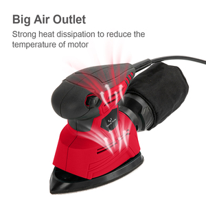 Offre Spéciale 110V 230V <span class=keywords><strong>ponceuse</strong></span> à souris électrique Portable 130W 14000 tr/min détail <span class=keywords><strong>ponceuse</strong></span> à paume pour le travail du bois - Product Image 6