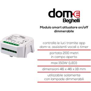 Module de variateur Wi-Fi Beghelli Dom-e 81166 220-240V AC pour contrôle intelligent de l'éclairage - Product Image 3