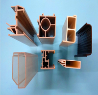 Profilé en PVC extrudé personnalisé résistant aux UV, cadre de fenêtre en UPVC pour bâtiment, design moderne, écologique et durable