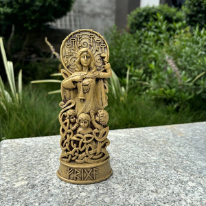 Statue en résine réaliste peinte à la main de la déesse Perséphone NSA09, décoration de la <span class=keywords><strong>mythologie</strong></span> grecque pour étagère, autel domestique, jardin extérieur - Product Image 4