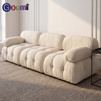 Canapé modulaire minimaliste italien de forme moderne haut de gamme, canapé compressé emballé sous vide, meubles de salon, canapé de luxe