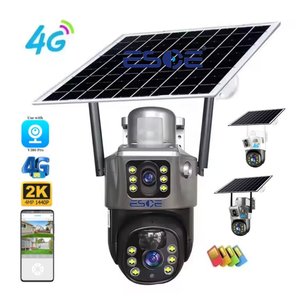 Esoe V380 Pro güneş enerjili güvenlik Ptz Cctv çift Lens kablosuz açık Wifi 4g Sim kart kamera De gözetim Surveillance ir - Product Image 3