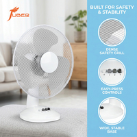 Ventilateur de table personnel de haute qualité de 16 pouces, 3 vitesses, ventilateur de bureau électrique avec grille de sécurité haute densité