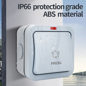 กริ่งประตูไฟฟ้า IP66 220V สำหรับภายนอกอาคาร กันน้ำ แบบมีสาย พร้อมเสียงดังแบบ Ding Dong สำหรับโรงแรม - Product Image 3