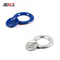 Interrupteur démarrage bouton d'arrêt bouton de couverture autocollants revêtement d'habillage couleur divers accessoires intérieurs de voiture adaptés pour Land Rover