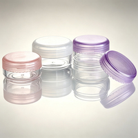Pot en plastique vide pour crème cosmétique, lotion, baume, crèmes pour le corps et les yeux, emballage de maquillage, 10g 15g