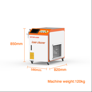 Tốc Độ Cao 600Mm Laser Sạch Chiều Rộng 1000W 1500W 2000W 3000W Sợi Laser Sạch Hơn Cho Gỉ Loại Bỏ Laser Làm Sạch Máy - Product Image 6