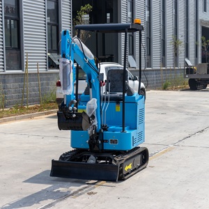 Productos Más Vendidos: Mini Excavadora Azul de 1.5 Toneladas con Control Hidráulico y Tubo de Drenaje de Aceite para una Fácil Manipulación - Product Image 3
