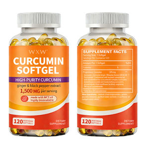 Capsules de curcumine à haute biodisponibilité 1500 mg, <span class=keywords><strong>gingembre</strong></span> et poivre noir, huile MCT, 120 unités, absorption supérieure pour le soutien des articulations - Product Image 6
