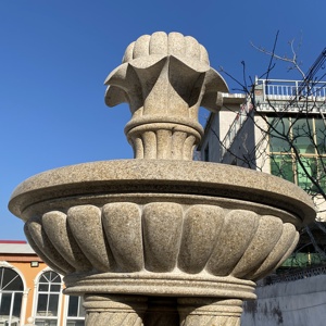 Gran fuentes al aire libre decoración de piedra de granito de agua de jardín granito swan <span class=keywords><strong>fuente</strong></span> - Product Image 6