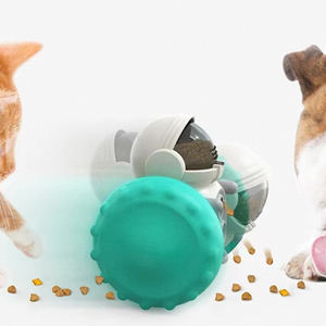 丈夫な電動犬猫用おもちゃ 重力で動く新着インタラクティブ&ムーブメントペットトイ 餌漏れ穴付き - Product Image 6