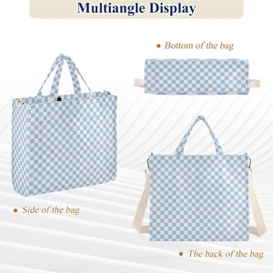 Bolsa de Maquillaje de Viaje de Pana a la Moda, Bolso de Mano Portátil de Terciopelo para Mujer en Venta - Product Image 6