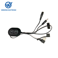 Interrupteur de contrôle de température en silicone 5V avec protection IP65, noir, pour la domotique, tapis chauffant et climatisation