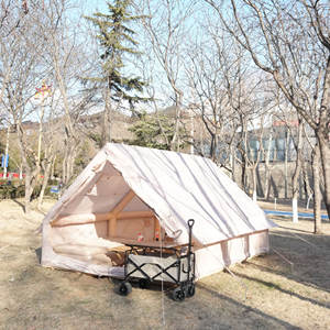 Grande <span class=keywords><strong>tente</strong></span> <span class=keywords><strong>de</strong></span> camping gonflable pour 8 personnes voyage en plein air essentiel, facile à installer des trous étanches toutes saisons à usage général - Product Image 4